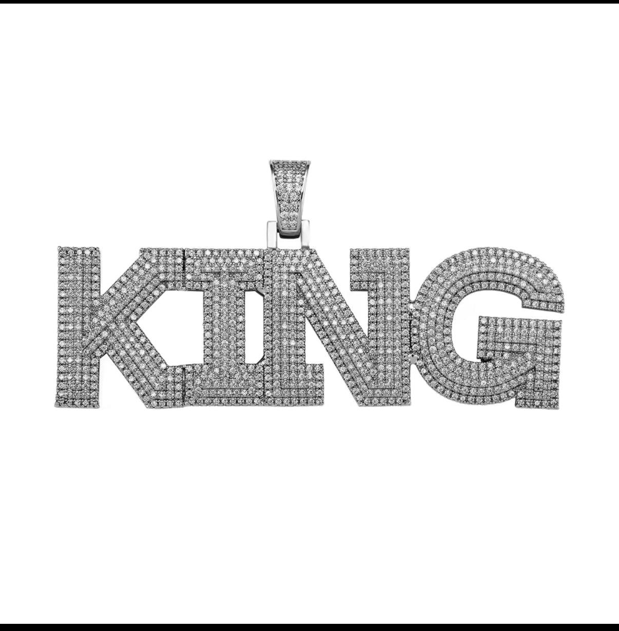 Icy Cravejado Custom Name Necklace
(Ships in 2-4 weeks)