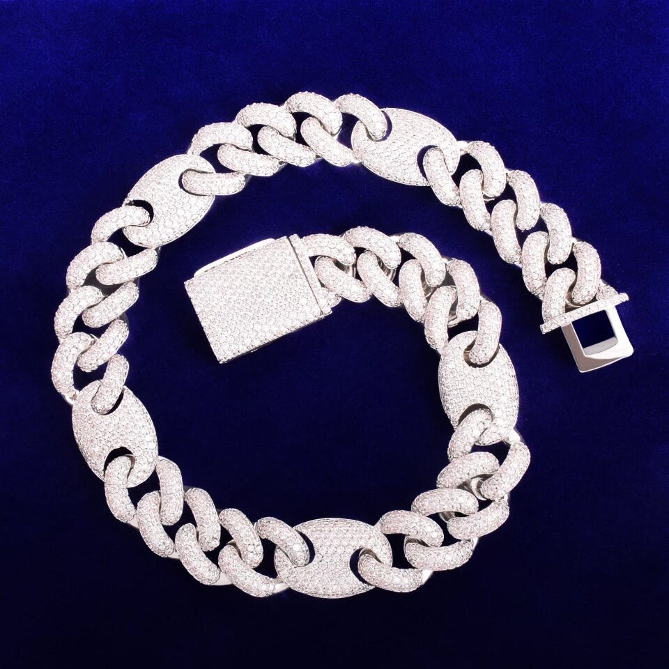 Image of silver 18mm Miami Cuban Chain