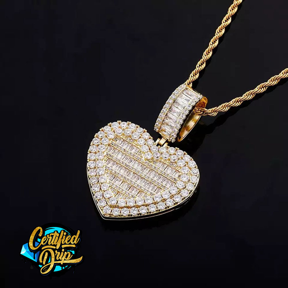Image of heart photo pendant