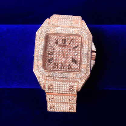 Iced Square Watch