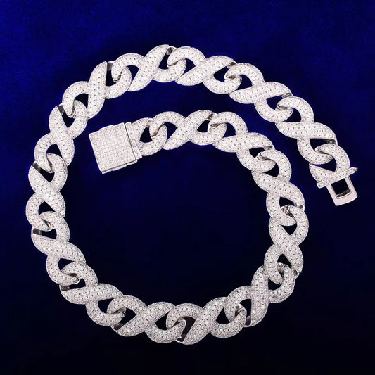 15mm Miami Cuban Chain in silver image 