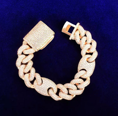 Image of gold 18mm Miami Cuban Bracelet