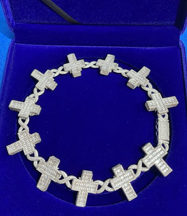 Image of Infinity Cross Cuban Chain.