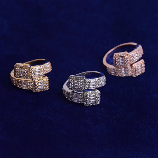 Icy Baguette  Ring