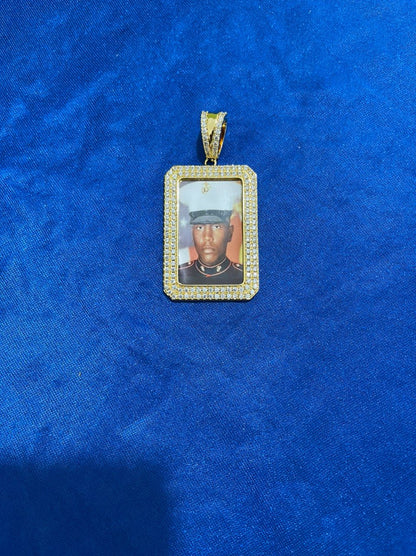 Square Custom Photo Pendant (Ships in 2-4 days)