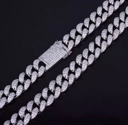 20mm Iced out Miami Cuban Link Chain