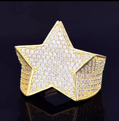 Iced Star Ring