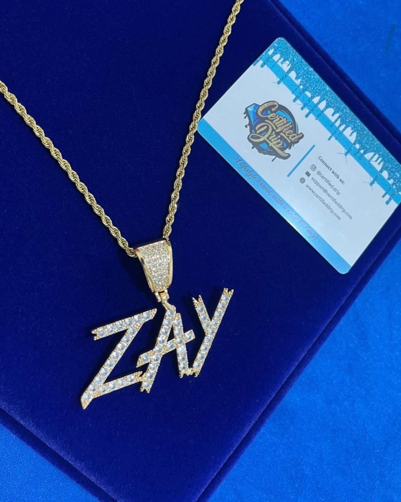 Custom sales drip pendant