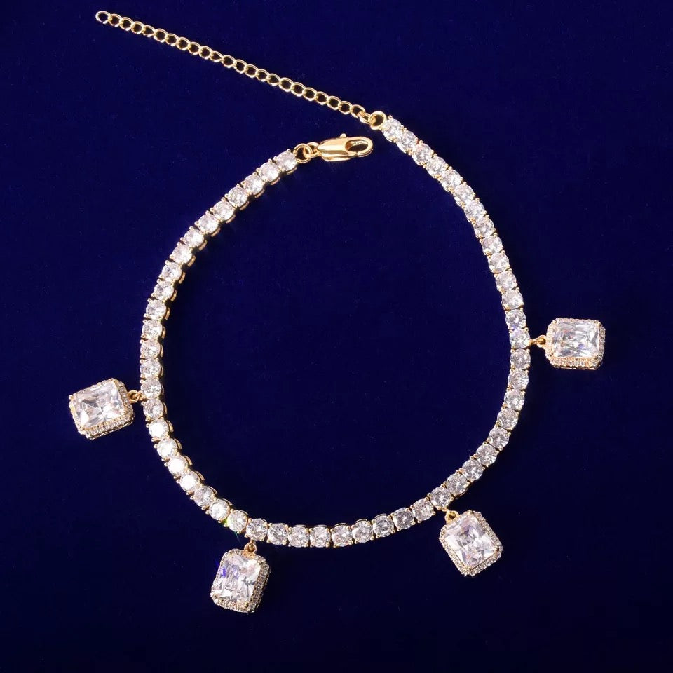 Iced Charm Anklet