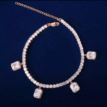 Iced Charm Anklet